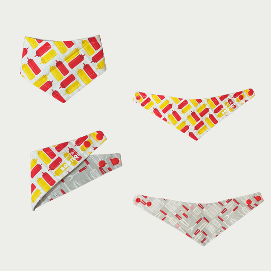 Saucy Print Snap On Bandana