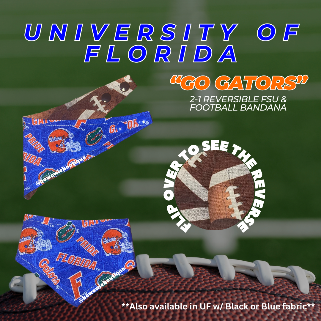 UF Reversible 2-1 Pet Bandana